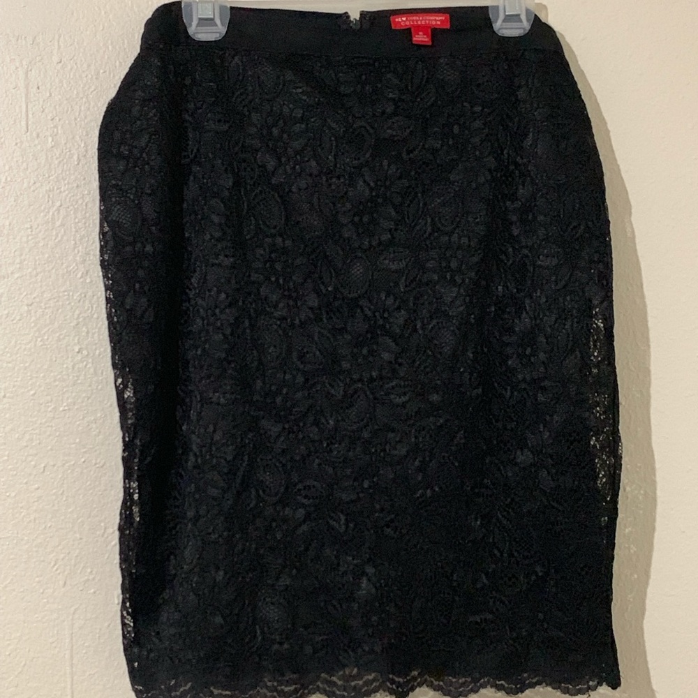 New York Collection Lace Skirt